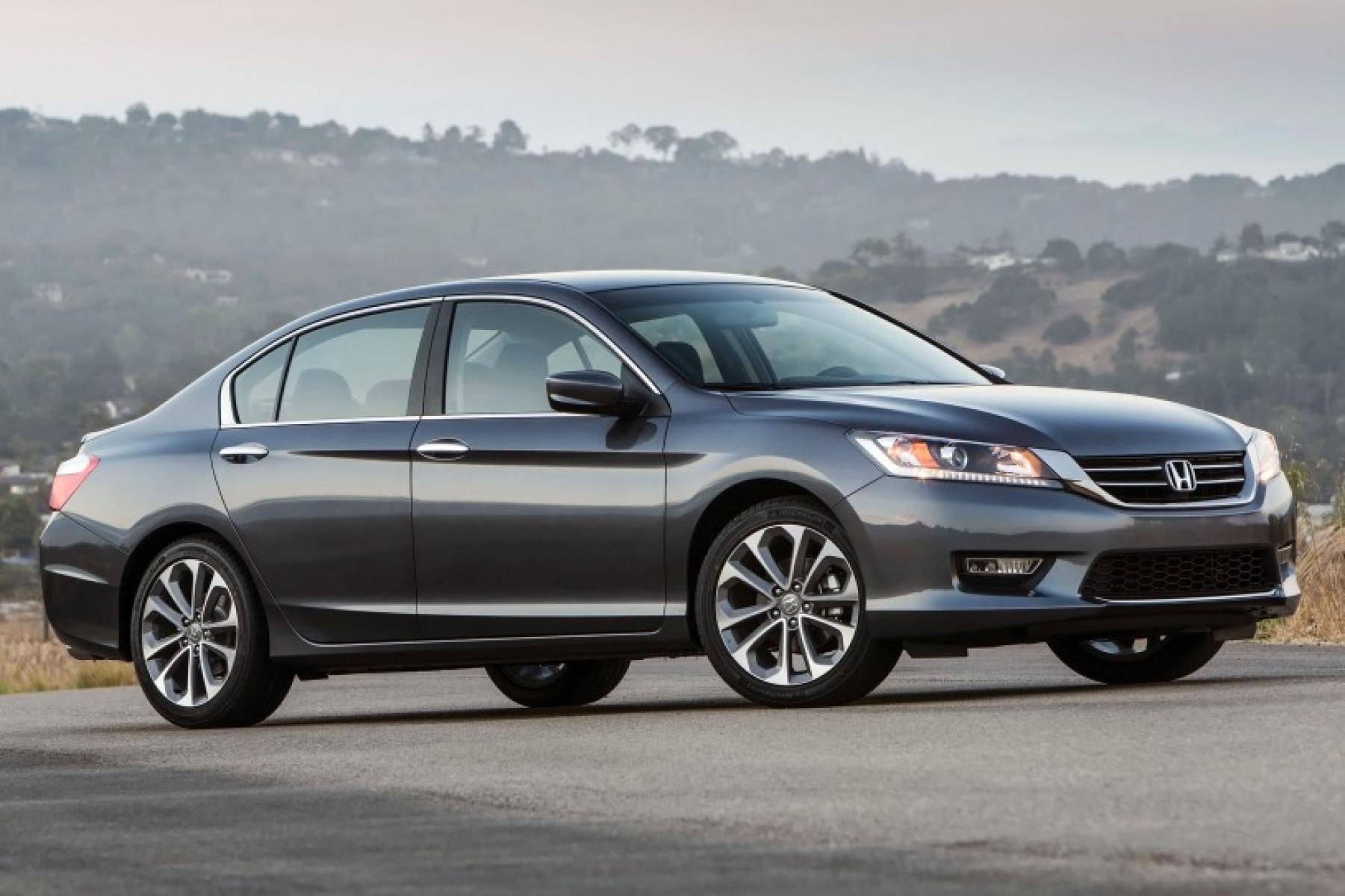 2014 Charcoal /Graphite Honda Accord Sport Sedan CVT (1HGCR2F54EA) with an 2.4L L4 DOHC 16V engine, Continuously Variable Transmission transmission, located at 3160 South Valley View Blvd, Las Vegas, NV, 89146, (888) 750-6845, 36.132458, -115.190247 - The 2014 Honda Accord earns top honors in the midsize sedan class with its mix of excellent packaging, superb fuel economy and rewarding performance. vehicle overview After last year's complete redesign, which resulted in a slimmer, more fuel-efficient Honda Accord with a higher-end cabin ambien - Photo #4