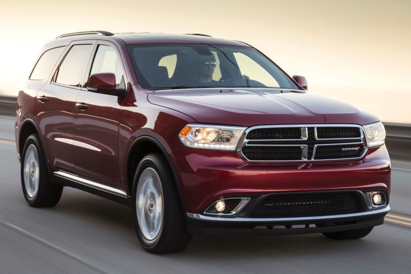 2014 Burgundy /Tan Dodge Durango Limited AWD (1C4RDJDGXEC) with an 3.6L V6 DOHC 24V engine, 8-Speed Automatic transmission, located at 1313 Las Vegas Blvd, North Port, FL, 34286, (888) 750-6845, 36.002834, -115.201302 - Thanks to its welcoming interior and excellent highway manners, the 2014 Dodge Durango is a great choice for a seven-passenger SUV. vehicle overview The 2014 Dodge Durango is one of our favorite options for a six- or seven-passenger SUV. The current generation not only has the roomy seating and- Photo#1