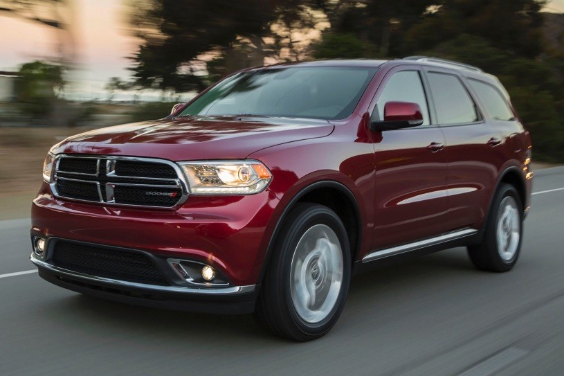 2014 Burgundy /Tan Dodge Durango Limited AWD (1C4RDJDGXEC) with an 3.6L V6 DOHC 24V engine, 8-Speed Automatic transmission, located at 1313 Las Vegas Blvd, North Port, FL, 34286, (888) 750-6845, 36.002834, -115.201302 - Thanks to its welcoming interior and excellent highway manners, the 2014 Dodge Durango is a great choice for a seven-passenger SUV. vehicle overview The 2014 Dodge Durango is one of our favorite options for a six- or seven-passenger SUV. The current generation not only has the roomy seating and- Photo#0