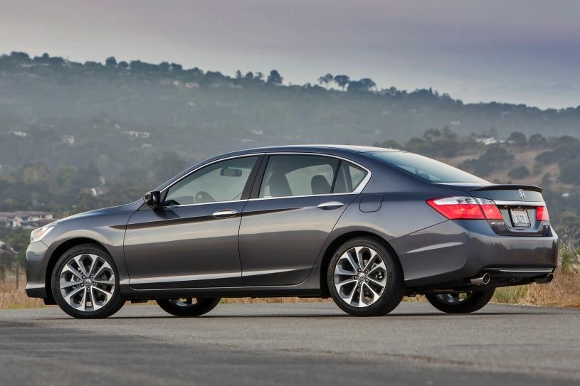 2014 Charcoal /Graphite Honda Accord Sport Sedan CVT (1HGCR2F54EA) with an 2.4L L4 DOHC 16V engine, Continuously Variable Transmission transmission, located at 1313 Las Vegas Blvd, North Port, FL, 34286, (888) 750-6845, 36.002834, -115.201302 - The 2014 Honda Accord earns top honors in the midsize sedan class with its mix of excellent packaging, superb fuel economy and rewarding performance. vehicle overview After last year's complete redesign, which resulted in a slimmer, more fuel-efficient Honda Accord with a higher-end cabin ambien- Photo#9