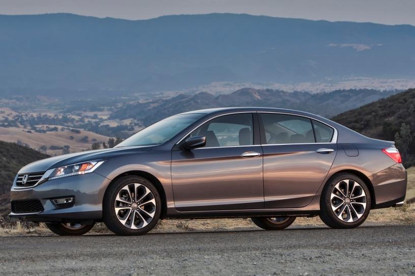 2014 Charcoal /Graphite Honda Accord Sport Sedan CVT (1HGCR2F54EA) with an 2.4L L4 DOHC 16V engine, Continuously Variable Transmission transmission, located at 1313 Las Vegas Blvd, North Port, FL, 34286, (888) 750-6845, 36.002834, -115.201302 - The 2014 Honda Accord earns top honors in the midsize sedan class with its mix of excellent packaging, superb fuel economy and rewarding performance. vehicle overview After last year's complete redesign, which resulted in a slimmer, more fuel-efficient Honda Accord with a higher-end cabin ambien- Photo#2