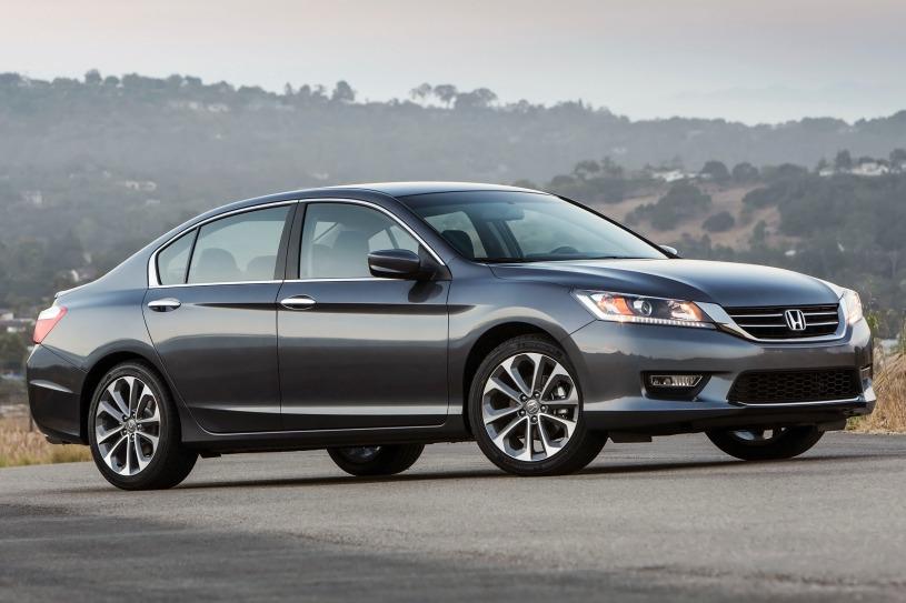 2014 Charcoal /Graphite Honda Accord Sport Sedan CVT (1HGCR2F54EA) with an 2.4L L4 DOHC 16V engine, Continuously Variable Transmission transmission, located at 1313 Las Vegas Blvd, North Port, FL, 34286, (888) 750-6845, 36.002834, -115.201302 - The 2014 Honda Accord earns top honors in the midsize sedan class with its mix of excellent packaging, superb fuel economy and rewarding performance. vehicle overview After last year's complete redesign, which resulted in a slimmer, more fuel-efficient Honda Accord with a higher-end cabin ambien- Photo#4