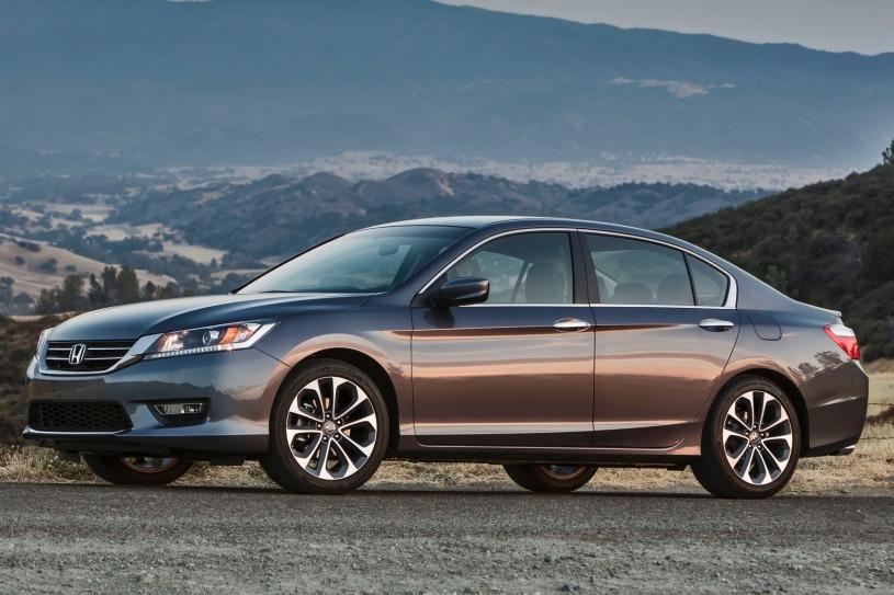 2014 Charcoal /Graphite Honda Accord Sport Sedan CVT (1HGCR2F54EA) with an 2.4L L4 DOHC 16V engine, Continuously Variable Transmission transmission, located at 1313 Las Vegas Blvd, North Port, FL, 34286, (888) 750-6845, 36.002834, -115.201302 - The 2014 Honda Accord earns top honors in the midsize sedan class with its mix of excellent packaging, superb fuel economy and rewarding performance. vehicle overview After last year's complete redesign, which resulted in a slimmer, more fuel-efficient Honda Accord with a higher-end cabin ambien- Photo#5