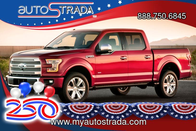 2015 Red /Maroon Ford F-150 XLT SuperCrew 6.5-ft. Bed 4WD (1FTEW1CG7FK) with an 3.5L V6 TURBO engine, 6-Speed Automatic transmission, located at 1313 Las Vegas Blvd, North Port, FL, 34286, (888) 750-6845, 36.002834, -115.201302 - The redesigned 2015 Ford F-150 may not look all that different, but those familiar lines disguise what is unquestionably the most sophisticated and capable version of this best-selling pickup ever to hit the road. vehicle overview In the face of brand-new full-size pickup models from its major c- Photo#0