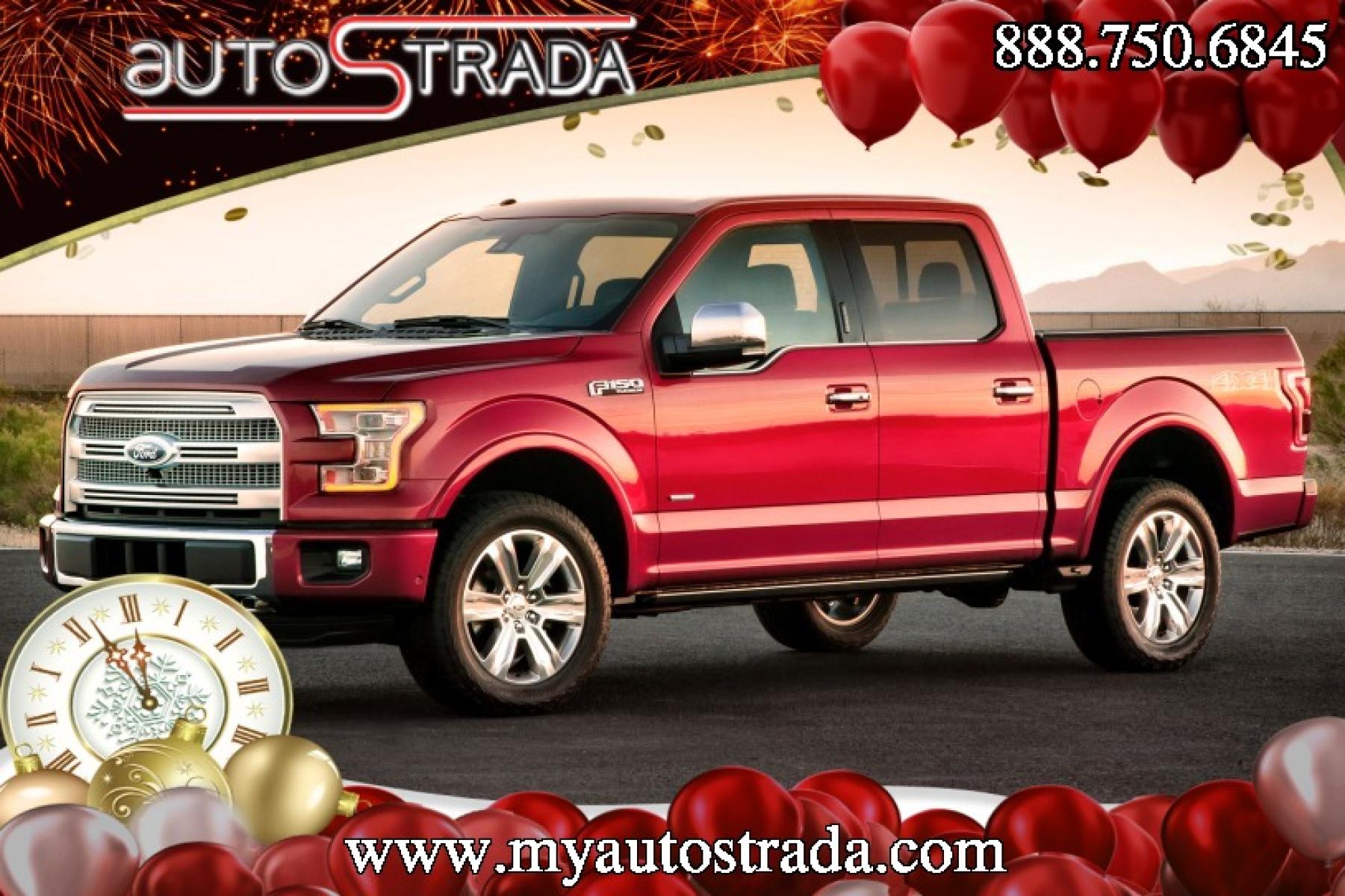2015 Red /Maroon Ford F-150 XLT SuperCrew 6.5-ft. Bed 4WD (1FTEW1CG7FK) with an 3.5L V6 TURBO engine, 6-Speed Automatic transmission, located at 3160 South Valley View Blvd, Las Vegas, NV, 89146, (888) 750-6845, 36.132458, -115.190247 - The redesigned 2015 Ford F-150 may not look all that different, but those familiar lines disguise what is unquestionably the most sophisticated and capable version of this best-selling pickup ever to hit the road. vehicle overview In the face of brand-new full-size pickup models from its major c - Photo #0